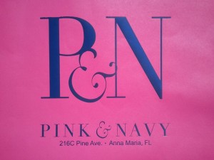 Pink and Navy on Anna Maria Island